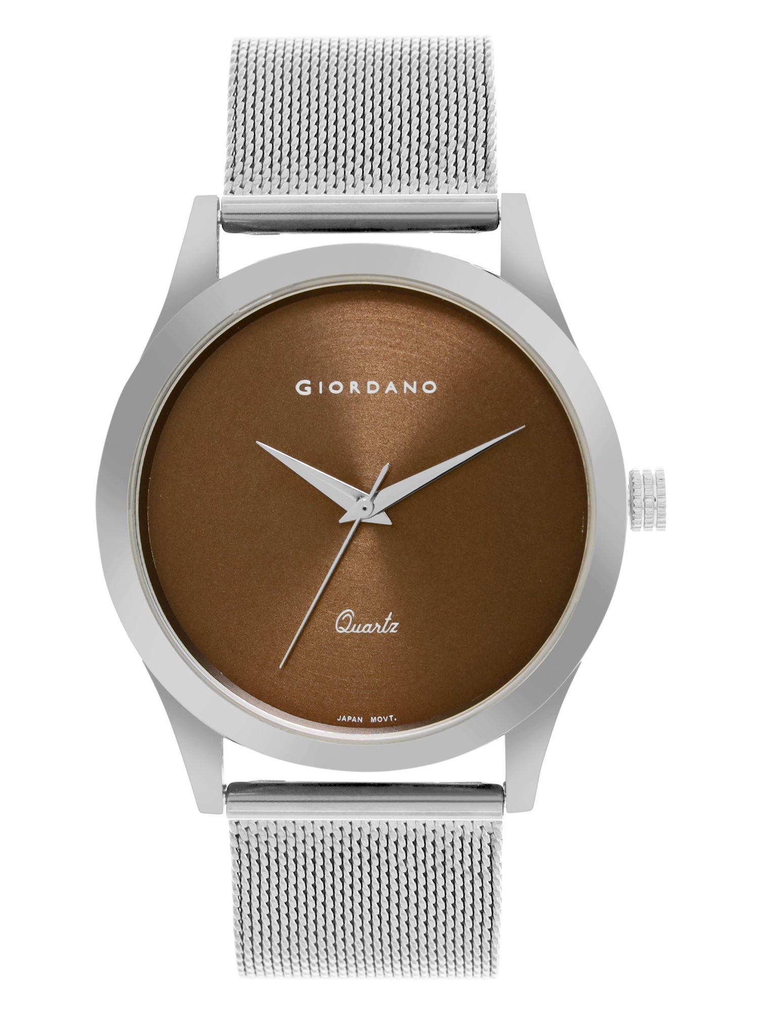 Giordano Analog Watch for Men Stylish Metal Strap| 3 Hands Mechanism with Water Resistant Wrist Watch | GZ-50111-11